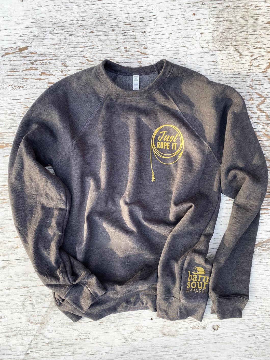 JUST ROPE IT CREWNECK