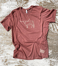 Load image into Gallery viewer, LONGHORN SHORT SLEEVED TEE
